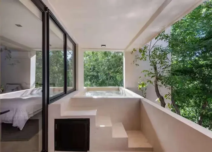 Apartment Chic Jungle 2br - Balcony Priv Pool Steam & Gym Tulum